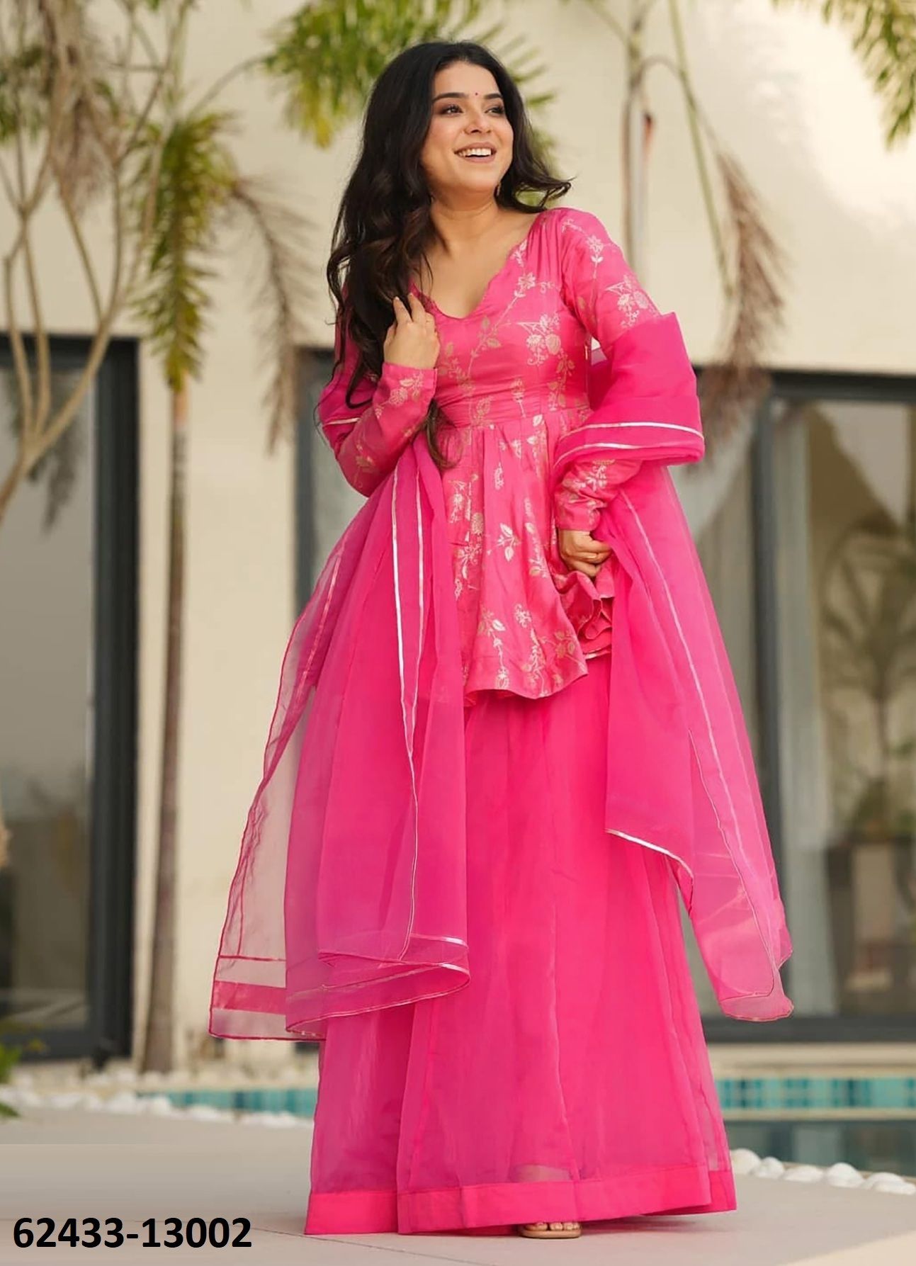 CLORA 13 - Catalog # 62433 (Set of 4 Readymade Salwar Suits) by Desi Muse