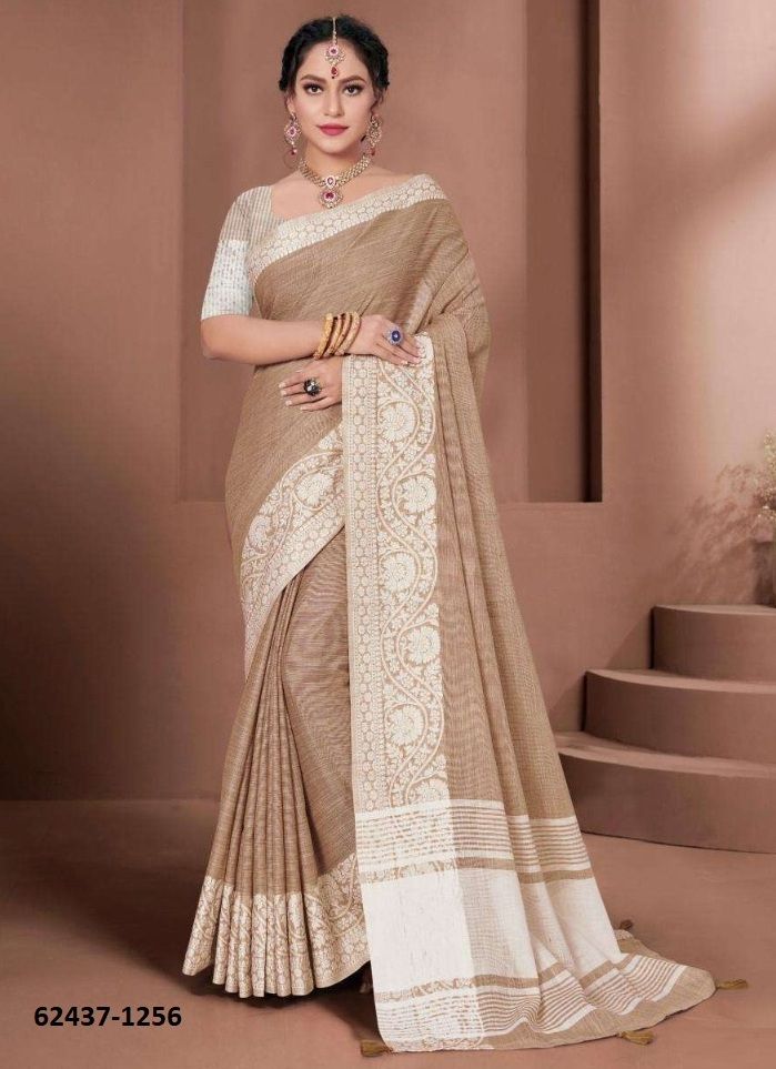 GLOSSY - Catalog # 62437 (Set of 5 Sarees) by Desi Muse GLOSSY - Catalog # 62437 (Set of 5 Sarees) by Desi Muse