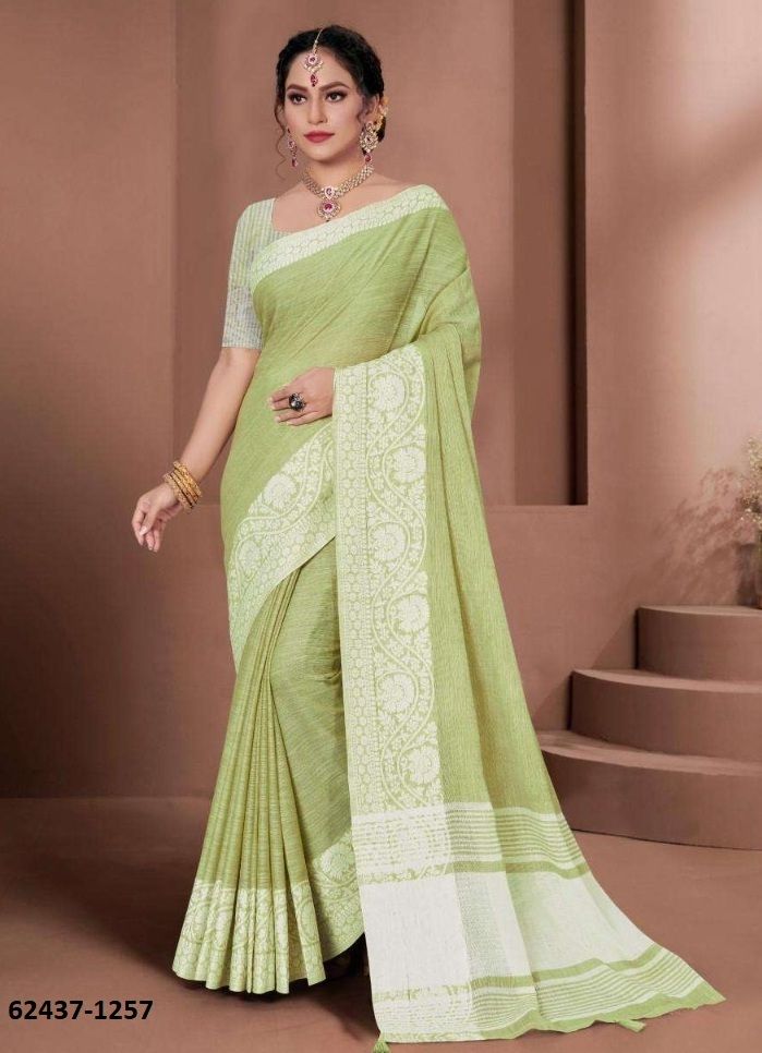 GLOSSY - Catalog # 62437 (Set of 5 Sarees) by Desi Muse GLOSSY - Catalog # 62437 (Set of 5 Sarees) by Desi Muse
