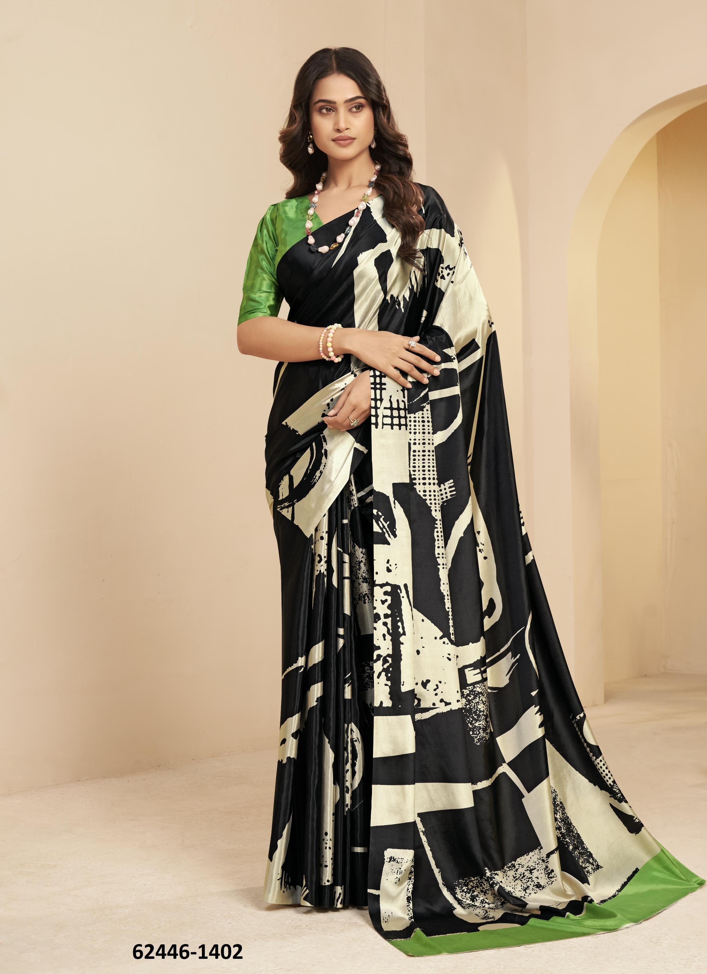 GLAMSTAR - Catalog # 62446 (Set of 9 Sarees) MADE IN INDIA BY SERENGETI