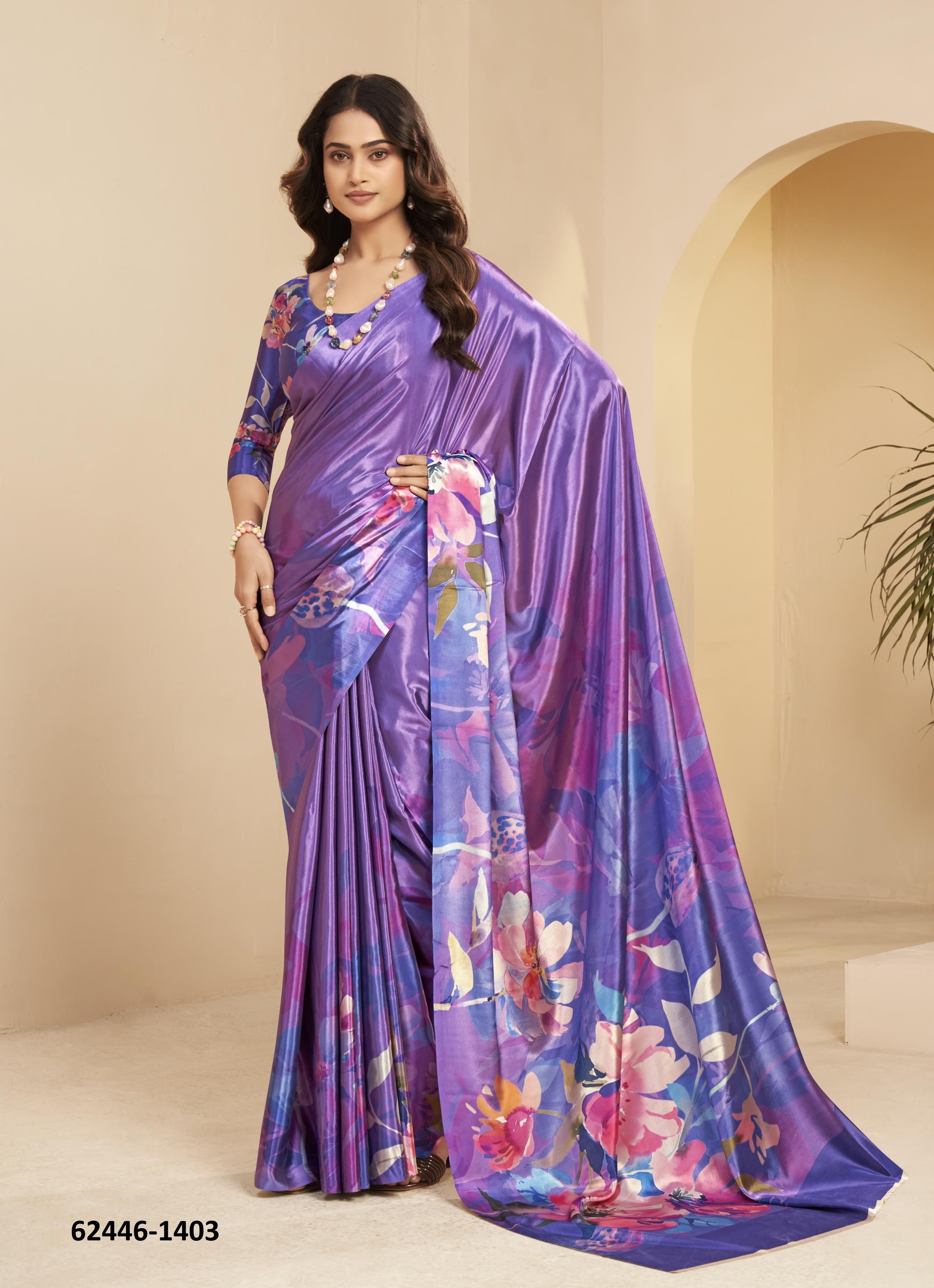 GLAMSTAR - Catalog # 62446 (Set of 9 Sarees) MADE IN INDIA BY SERENGETI
