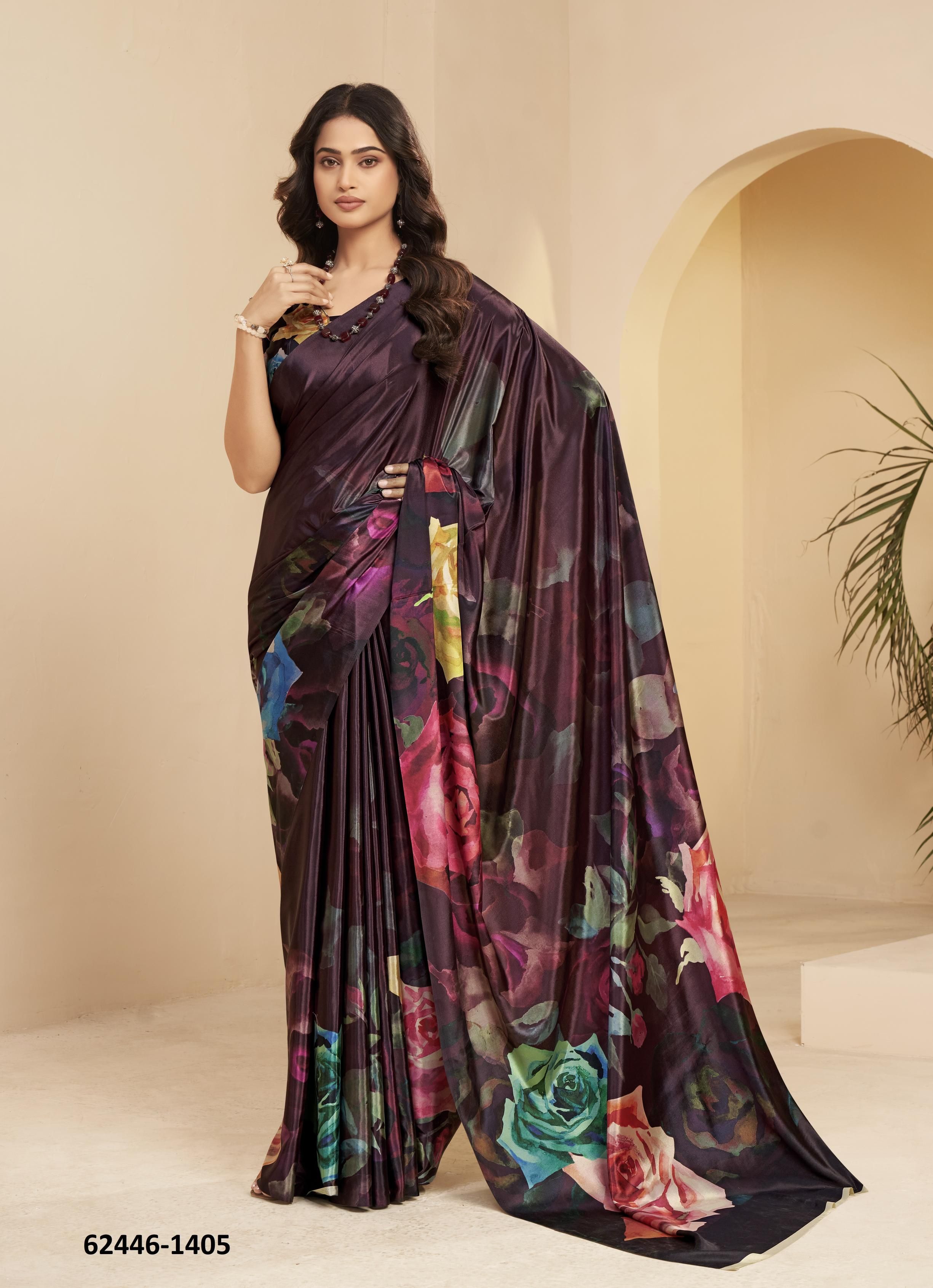 GLAMSTAR - Catalog # 62446 (Set of 9 Sarees) MADE IN INDIA BY SERENGETI