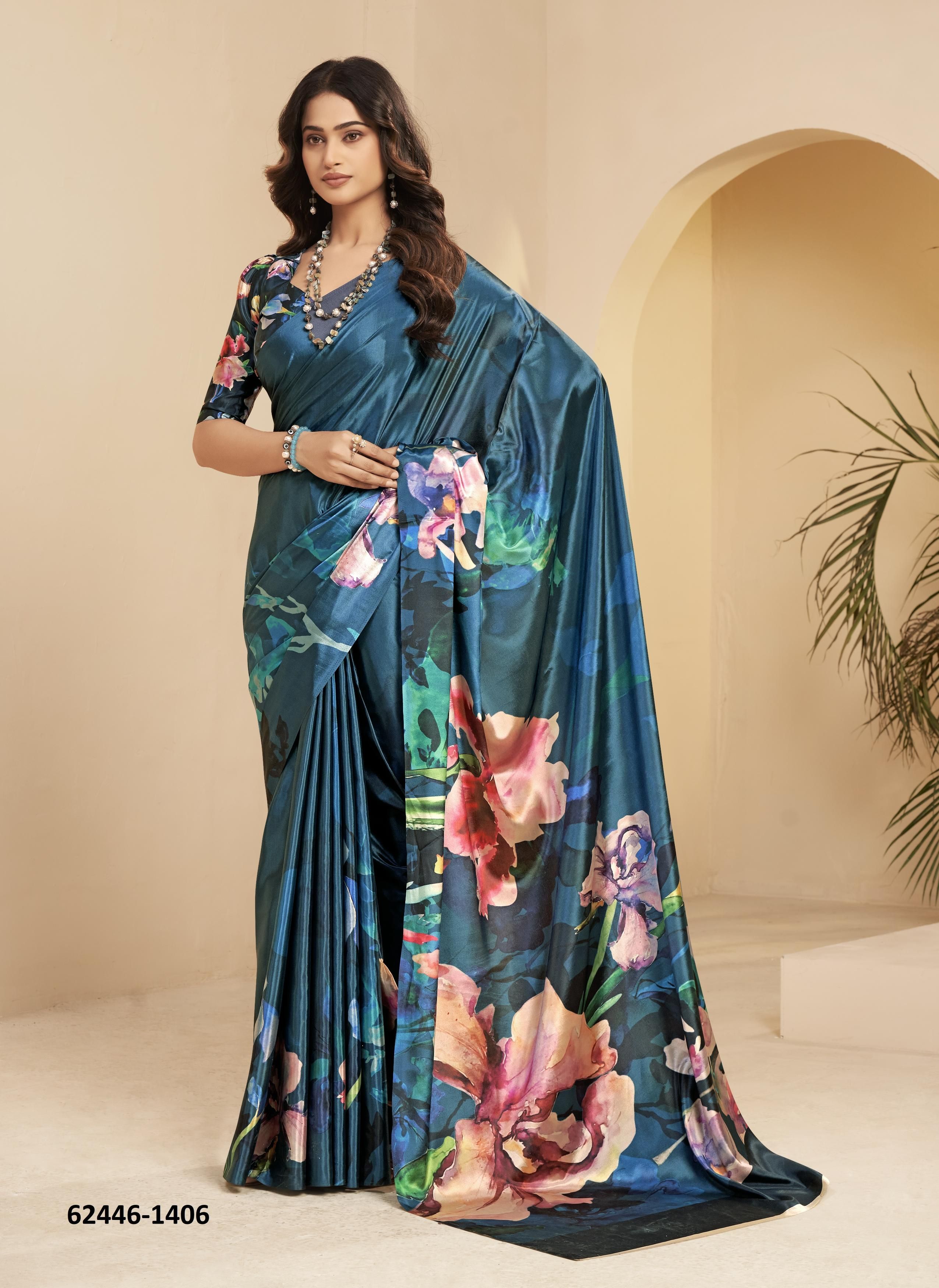 GLAMSTAR - Catalog # 62446 (Set of 9 Sarees) MADE IN INDIA BY SERENGETI