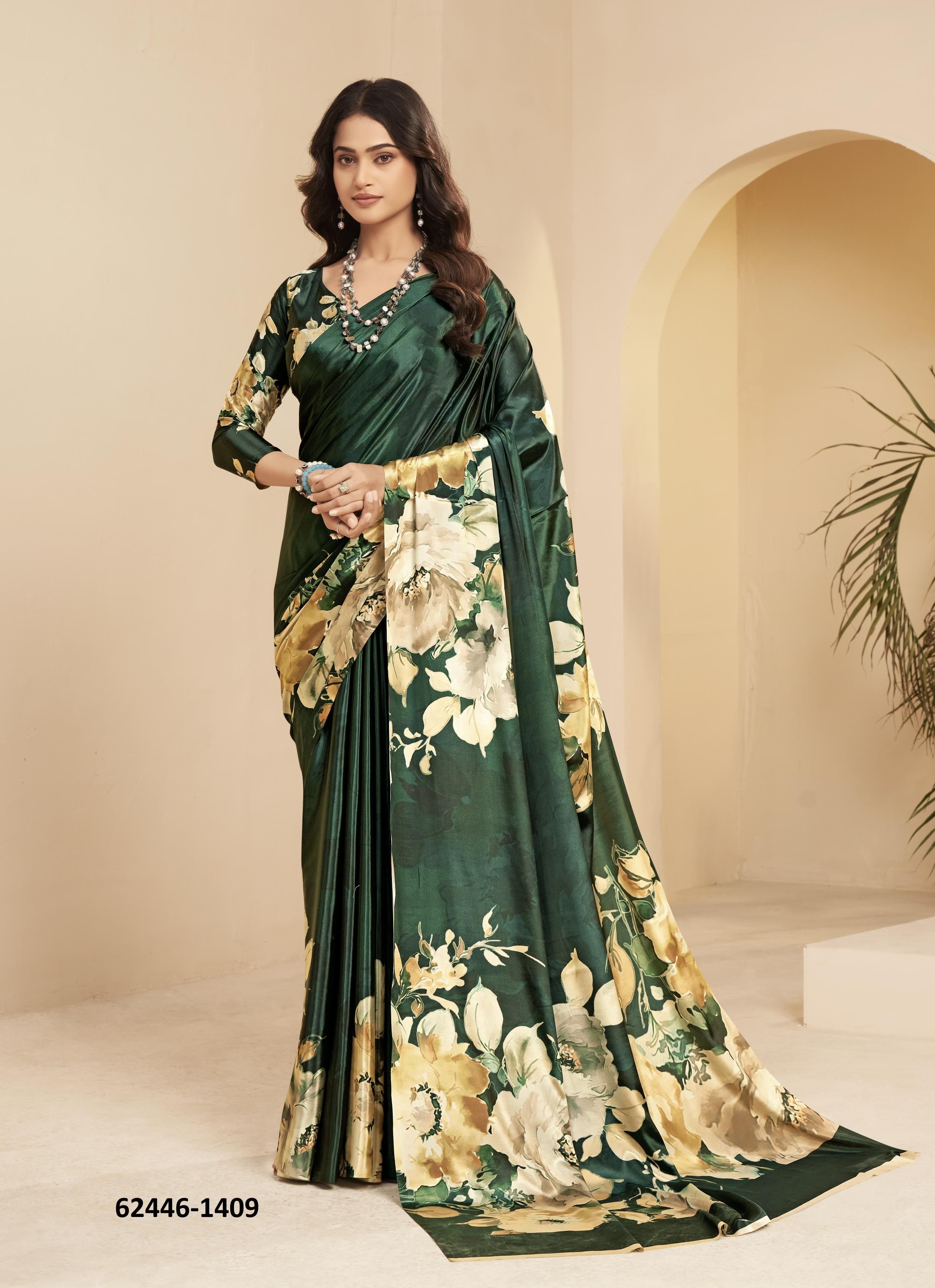 GLAMSTAR - Catalog # 62446 (Set of 9 Sarees) MADE IN INDIA BY SERENGETI