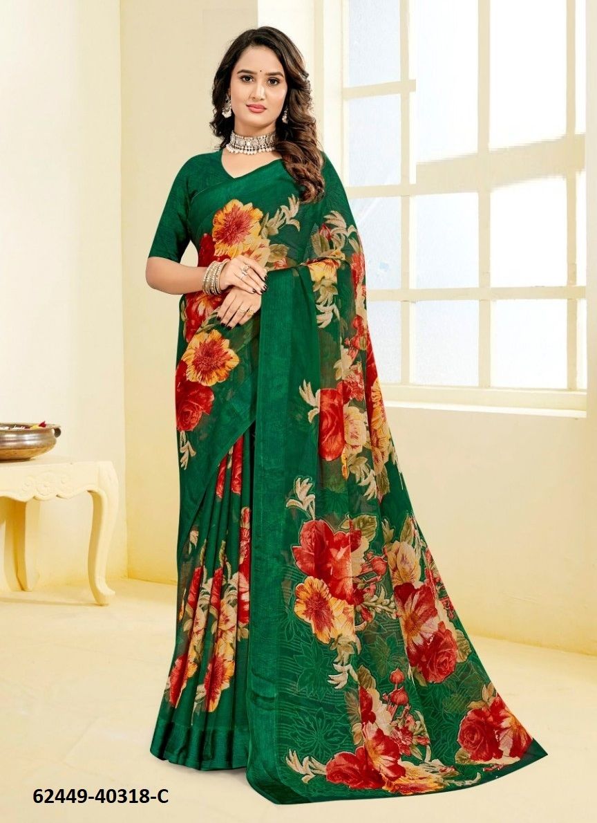 CHERRY 60 - Catalog # 62449 (Set of 6 Sarees) MADE IN INDIA BY Ruchi Sarees CHERRY 60 - Catalog # 62449 (Set of 6 Sarees) MADE IN INDIA BY Ruchi Sarees