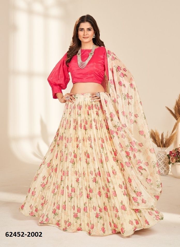 VALISHA - Catalog # 62452 (Set of 9 Readymade Lehengas) MADE IN INDIA BY KAMAKSHI
