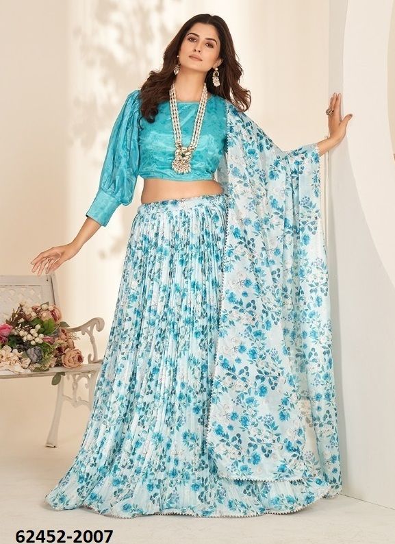 VALISHA - Catalog # 62452 (Set of 9 Readymade Lehengas) MADE IN INDIA BY KAMAKSHI