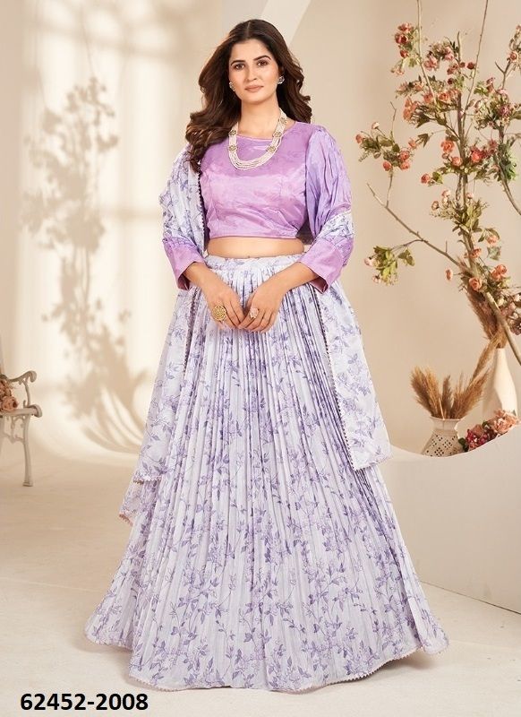 VALISHA - Catalog # 62452 (Set of 9 Readymade Lehengas) MADE IN INDIA BY KAMAKSHI