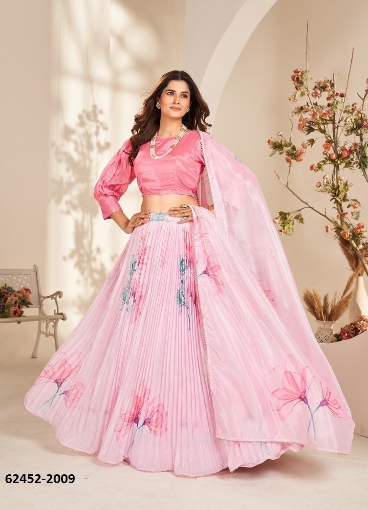 VALISHA - Catalog # 62452 (Set of 9 Readymade Lehengas) MADE IN INDIA BY KAMAKSHI