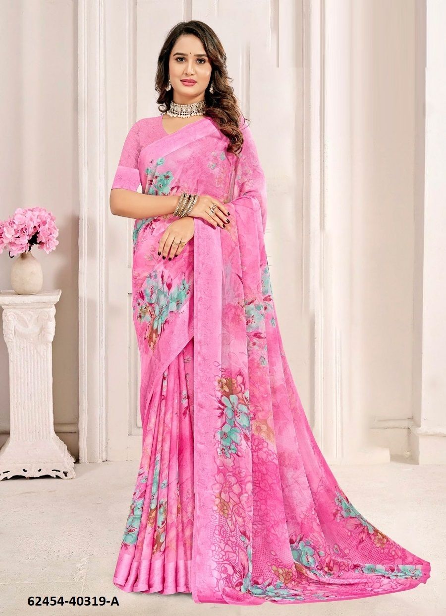 CHERRY 61 - Catalog # 62454 (Set of 6 Sarees) MADE IN INDIA BY Ruchi Sarees CHERRY 61 - Catalog # 62454 (Set of 6 Sarees) MADE IN INDIA BY Ruchi Sarees