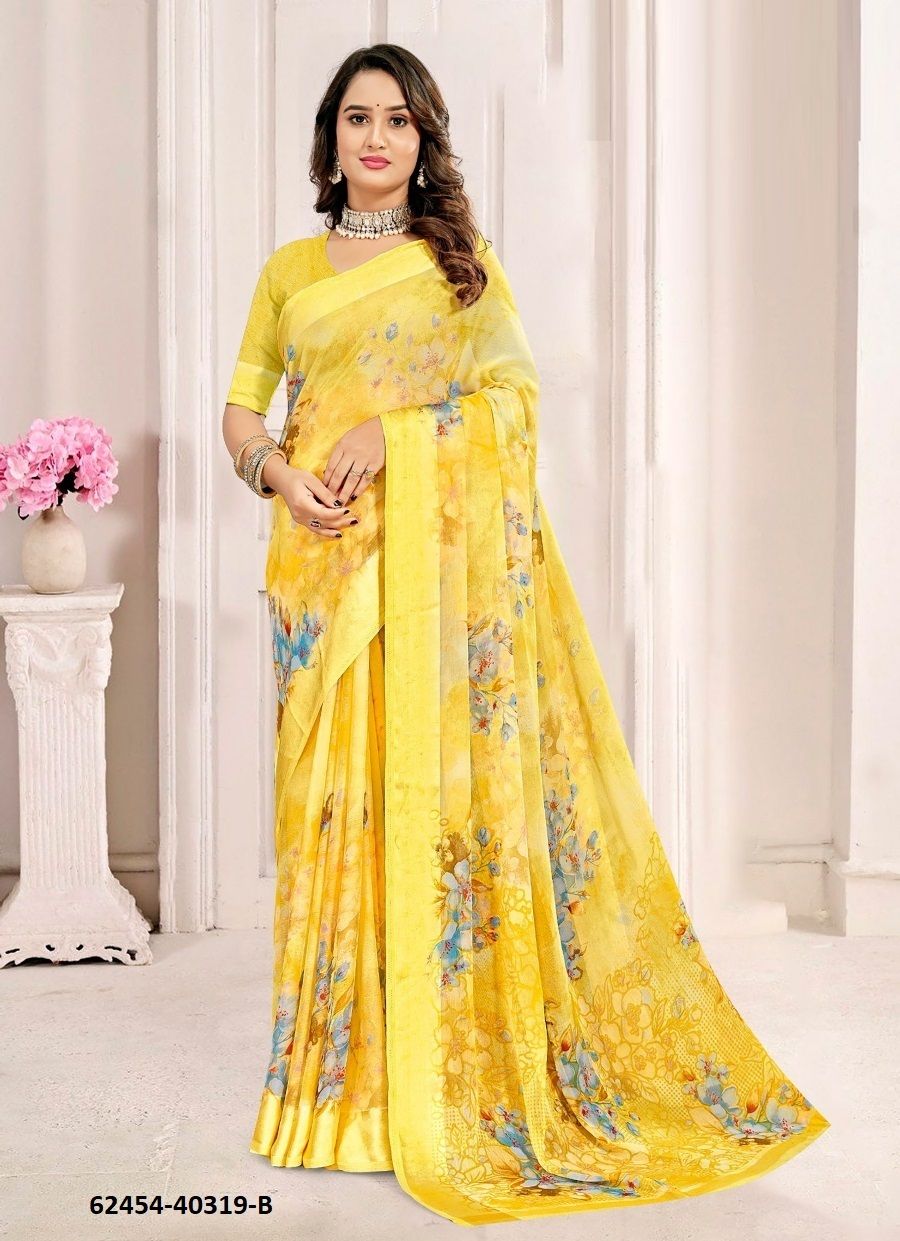 CHERRY 61 - Catalog # 62454 (Set of 6 Sarees) MADE IN INDIA BY Ruchi Sarees CHERRY 61 - Catalog # 62454 (Set of 6 Sarees) MADE IN INDIA BY Ruchi Sarees