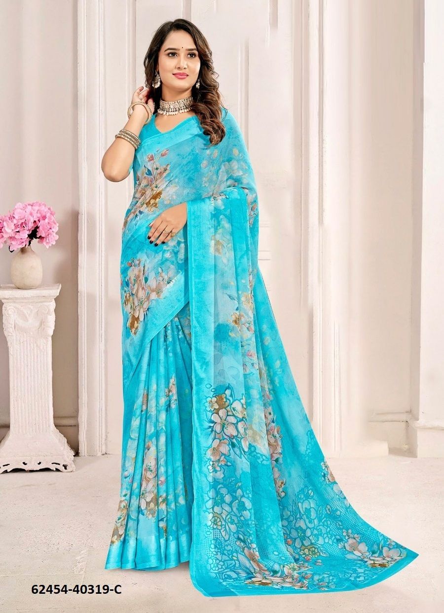 CHERRY 61 - Catalog # 62454 (Set of 6 Sarees) MADE IN INDIA BY Ruchi Sarees CHERRY 61 - Catalog # 62454 (Set of 6 Sarees) MADE IN INDIA BY Ruchi Sarees