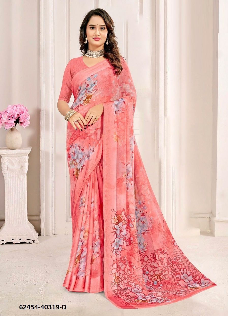CHERRY 61 - Catalog # 62454 (Set of 6 Sarees) MADE IN INDIA BY Ruchi Sarees CHERRY 61 - Catalog # 62454 (Set of 6 Sarees) MADE IN INDIA BY Ruchi Sarees