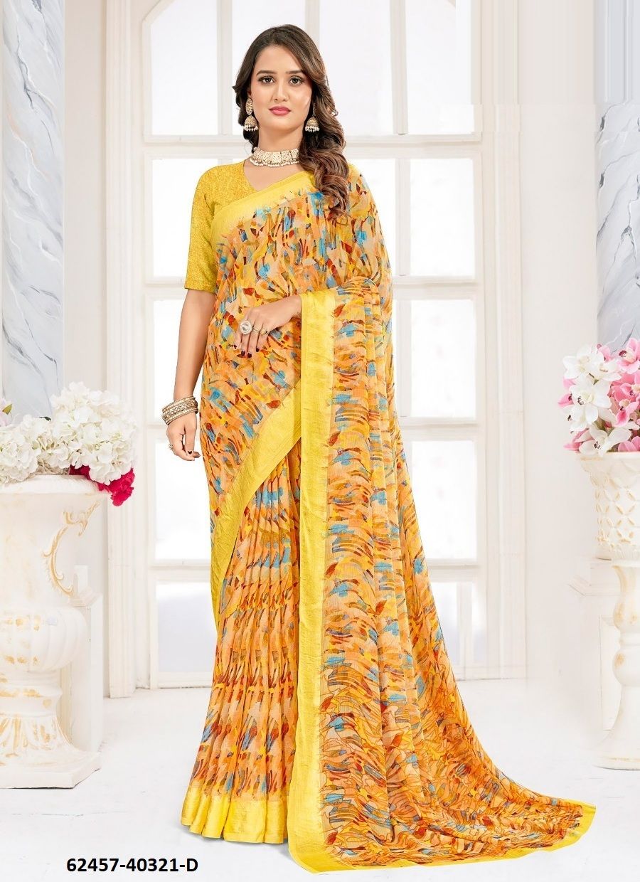 CHERRY 62 - Catalog # 62457 (Set of 6 Sarees) MADE IN INDIA BY Ruchi Sarees CHERRY 62 - Catalog # 62457 (Set of 6 Sarees) MADE IN INDIA BY Ruchi Sarees