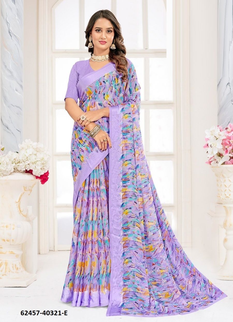 CHERRY 62 - Catalog # 62457 (Set of 6 Sarees) MADE IN INDIA BY Ruchi Sarees CHERRY 62 - Catalog # 62457 (Set of 6 Sarees) MADE IN INDIA BY Ruchi Sarees