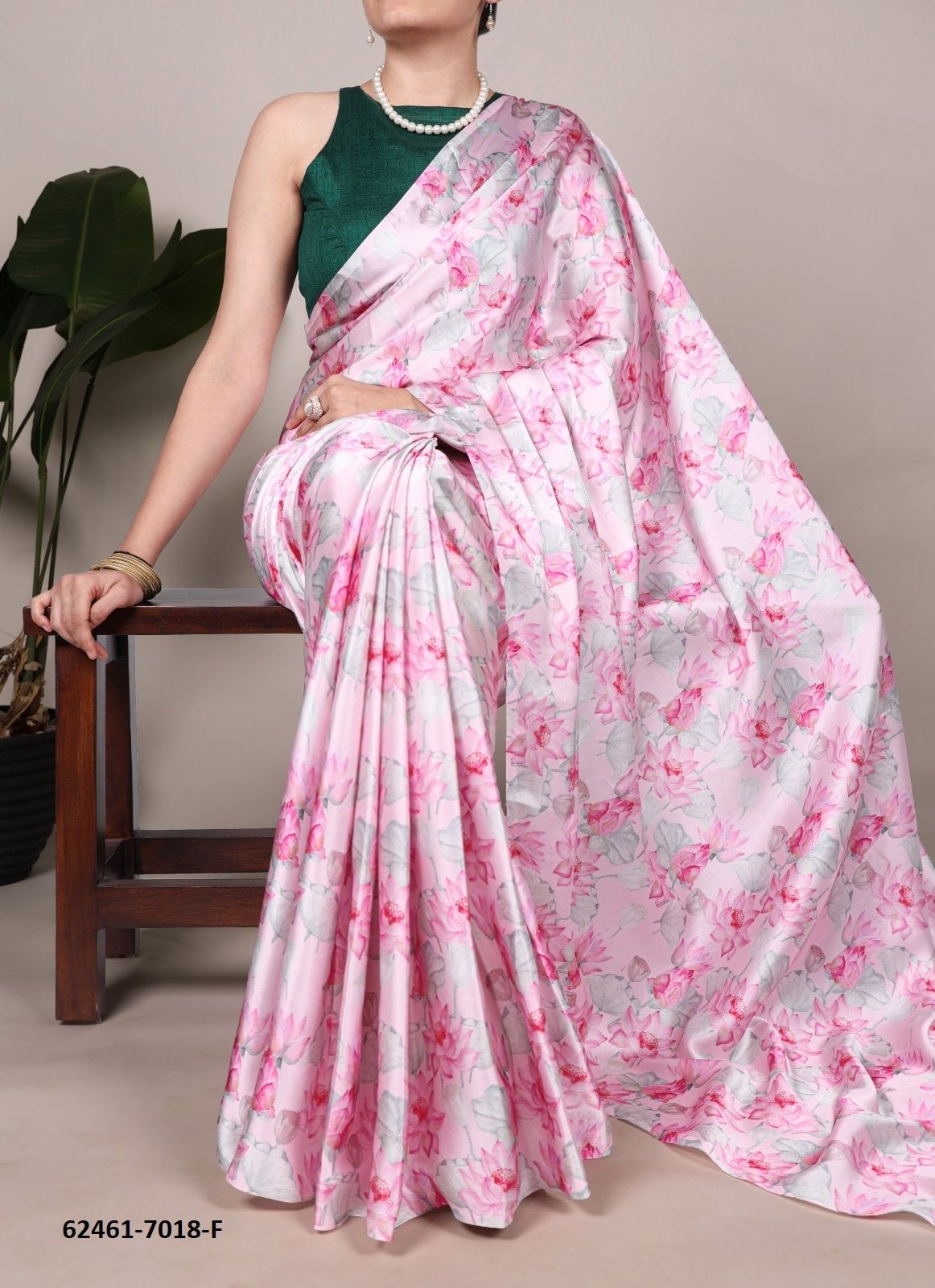 FLORAL SERIES 7018 - Catalog # 62461 (Set of 7 Sarees) MADE IN INDIA BY DESI MUSE FLORAL SERIES 7018 - Catalog # 62461 (Set of 7 Sarees) MADE IN INDIA BY DESI MUSE