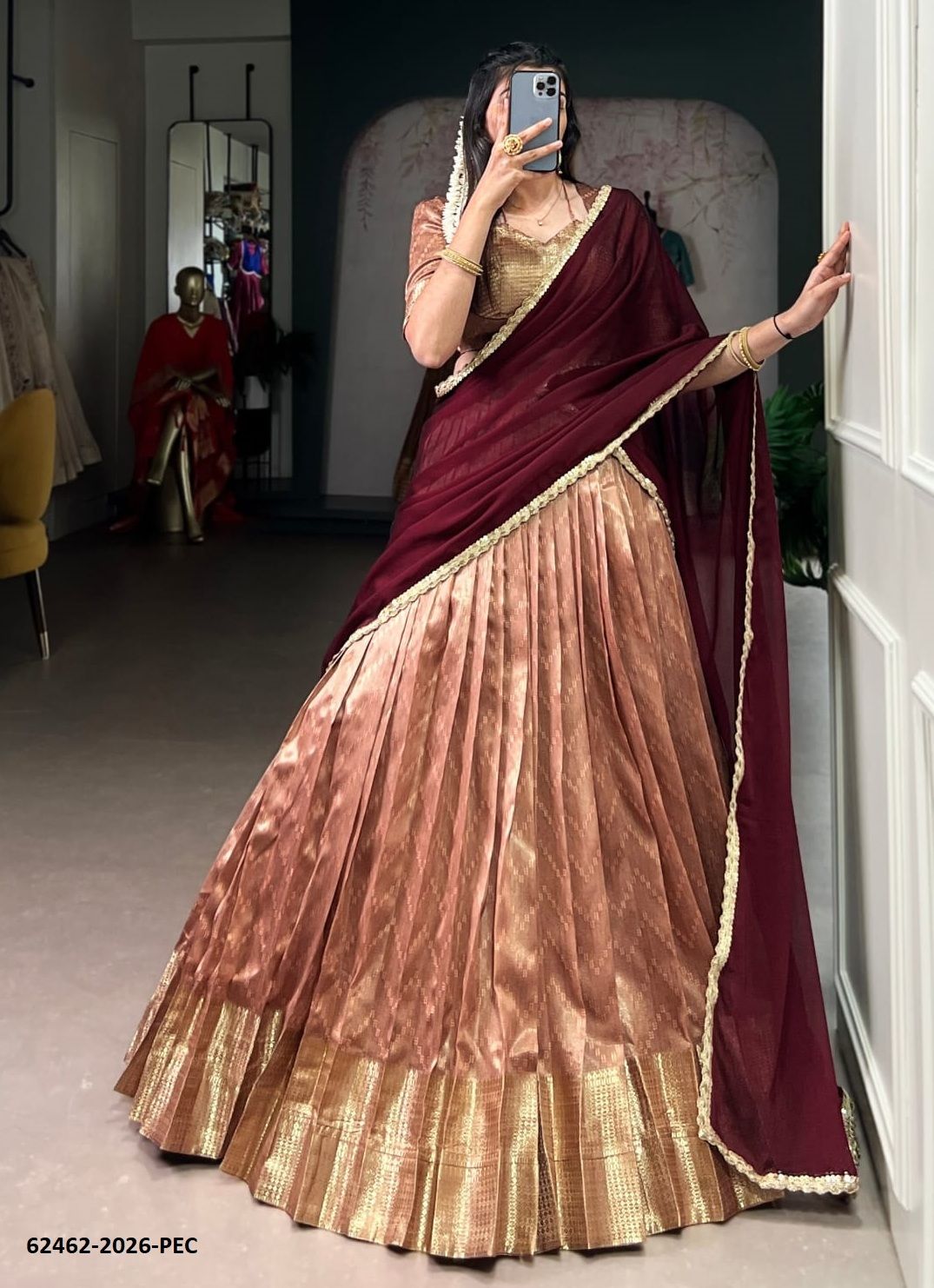 PRATHIMA - Catalog # 62462 (Set of 4 Semi-Stitched Lehengas) MADE IN INDIA BY MEHERIYA PRATHIMA - Catalog # 62462 (Set of 4 Semi-Stitched Lehengas) MADE IN INDIA BY MEHERIYA