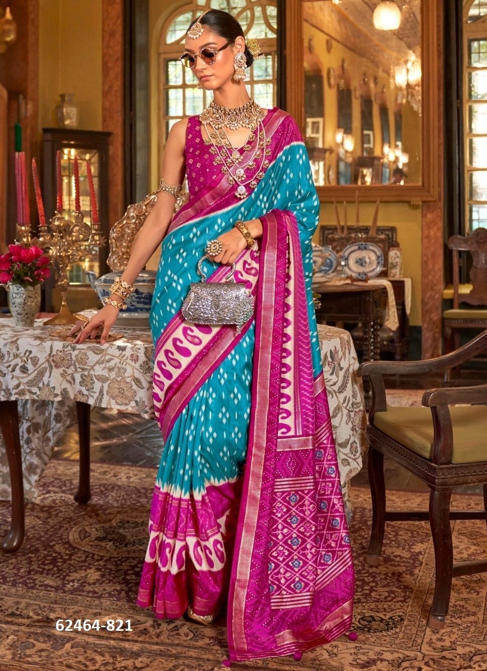 PALAV PATOLA - Catalog # 62464 (Set of 12 Sarees) MADE IN INDIA BY KRESHVA PALAV PATOLA - Catalog # 62464 (Set of 12 Sarees) MADE IN INDIA BY KRESHVA