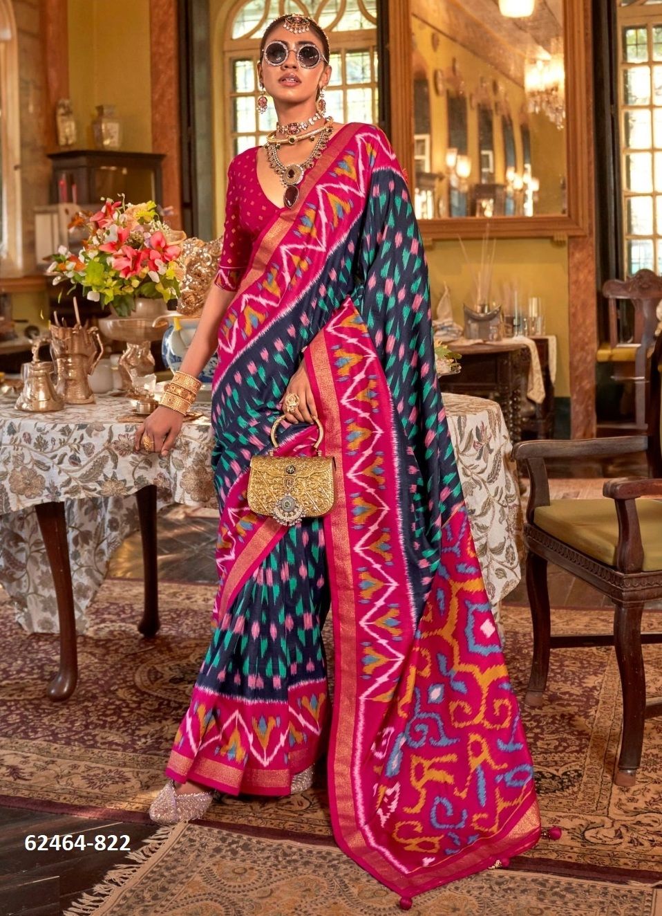 PALAV PATOLA - Catalog # 62464 (Set of 12 Sarees) MADE IN INDIA BY KRESHVA PALAV PATOLA - Catalog # 62464 (Set of 12 Sarees) MADE IN INDIA BY KRESHVA