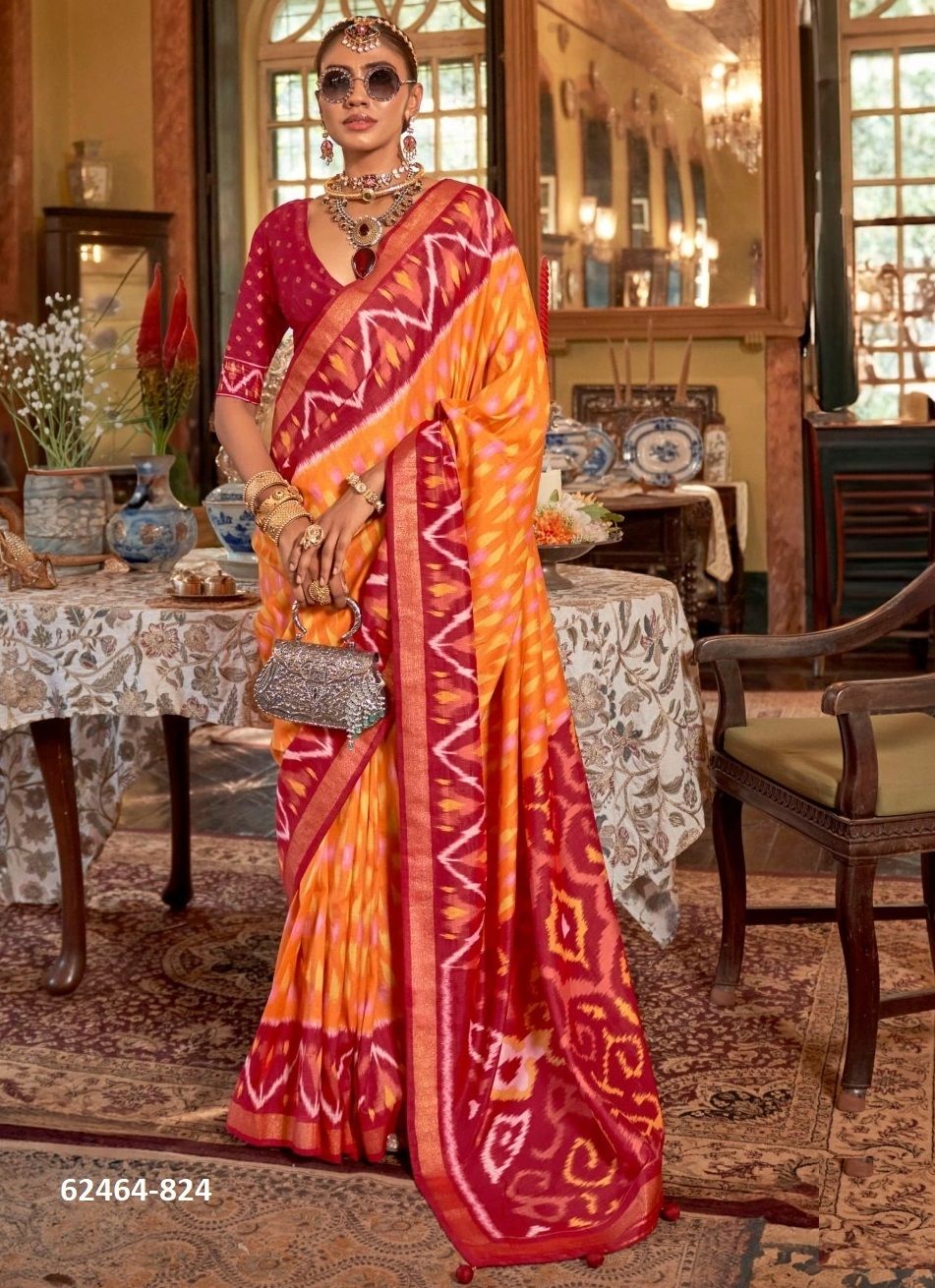PALAV PATOLA - Catalog # 62464 (Set of 12 Sarees) MADE IN INDIA BY KRESHVA PALAV PATOLA - Catalog # 62464 (Set of 12 Sarees) MADE IN INDIA BY KRESHVA
