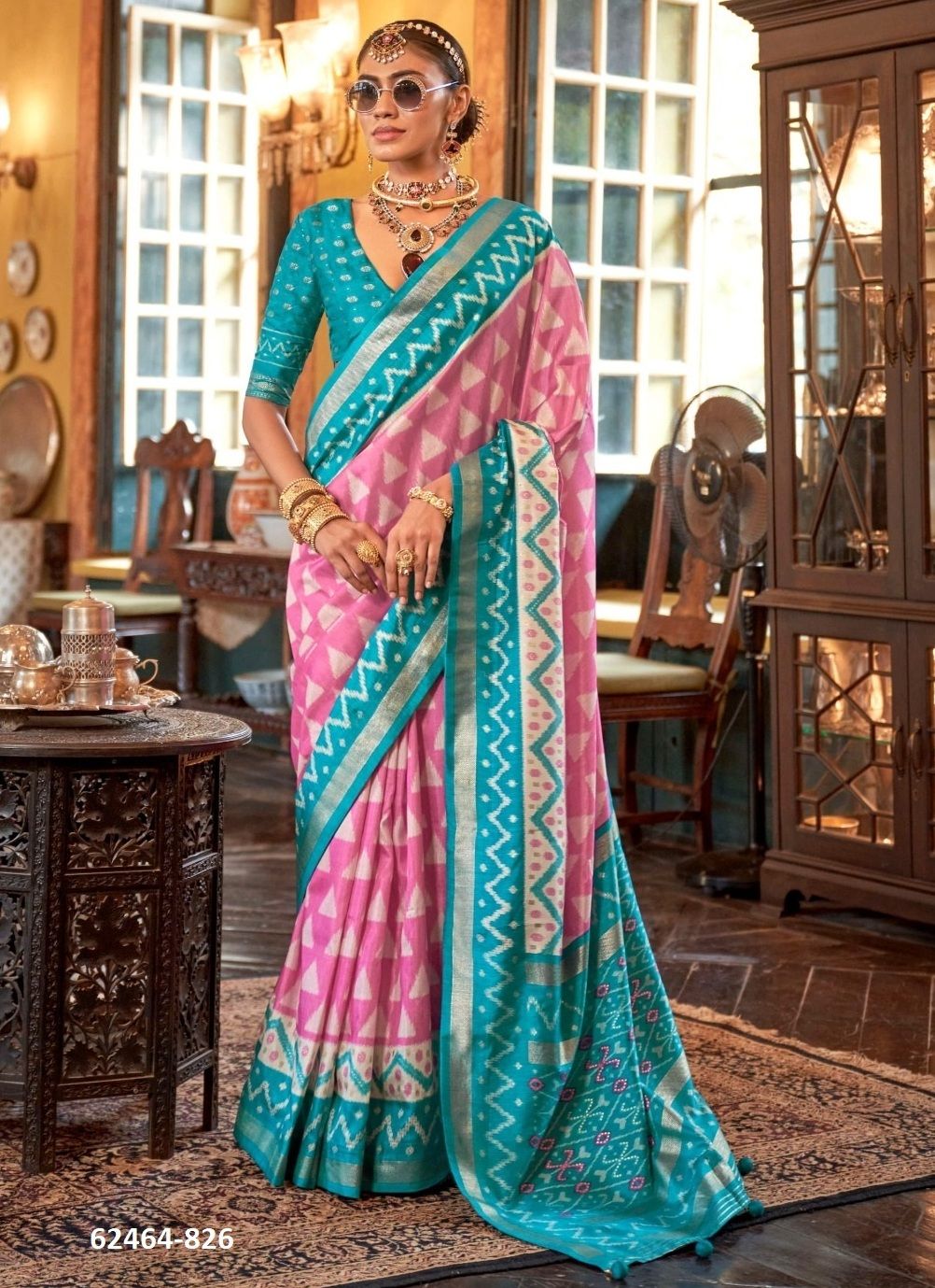 PALAV PATOLA - Catalog # 62464 (Set of 12 Sarees) MADE IN INDIA BY KRESHVA PALAV PATOLA - Catalog # 62464 (Set of 12 Sarees) MADE IN INDIA BY KRESHVA