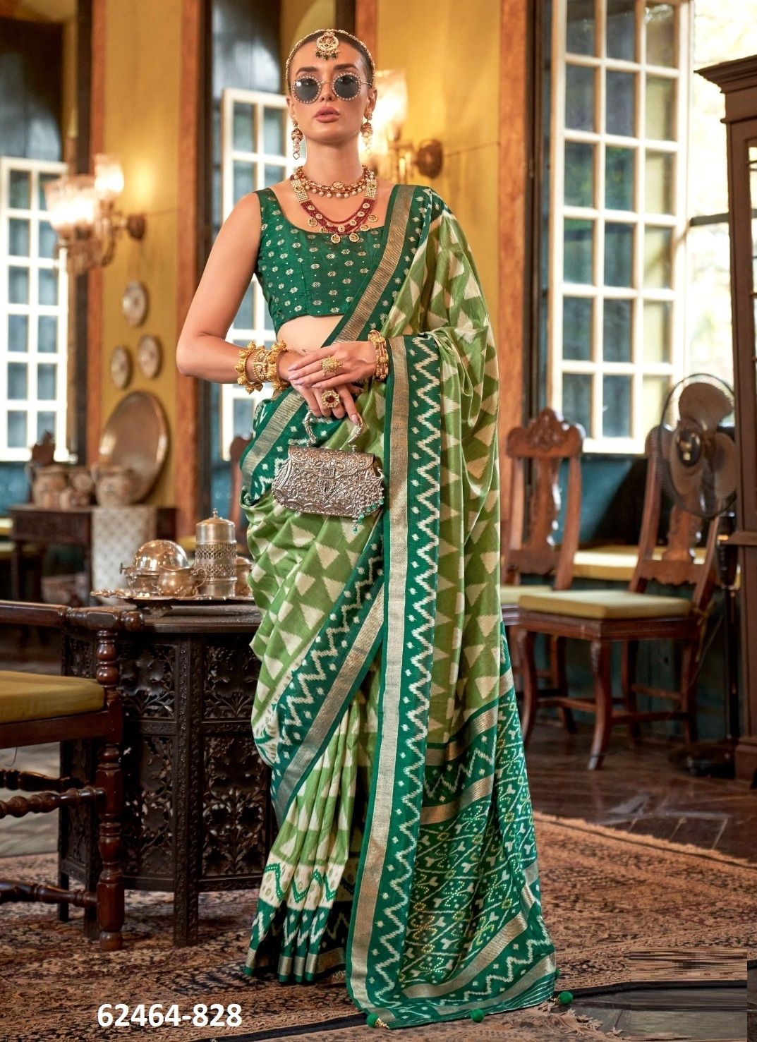 PALAV PATOLA - Catalog # 62464 (Set of 12 Sarees) MADE IN INDIA BY KRESHVA PALAV PATOLA - Catalog # 62464 (Set of 12 Sarees) MADE IN INDIA BY KRESHVA