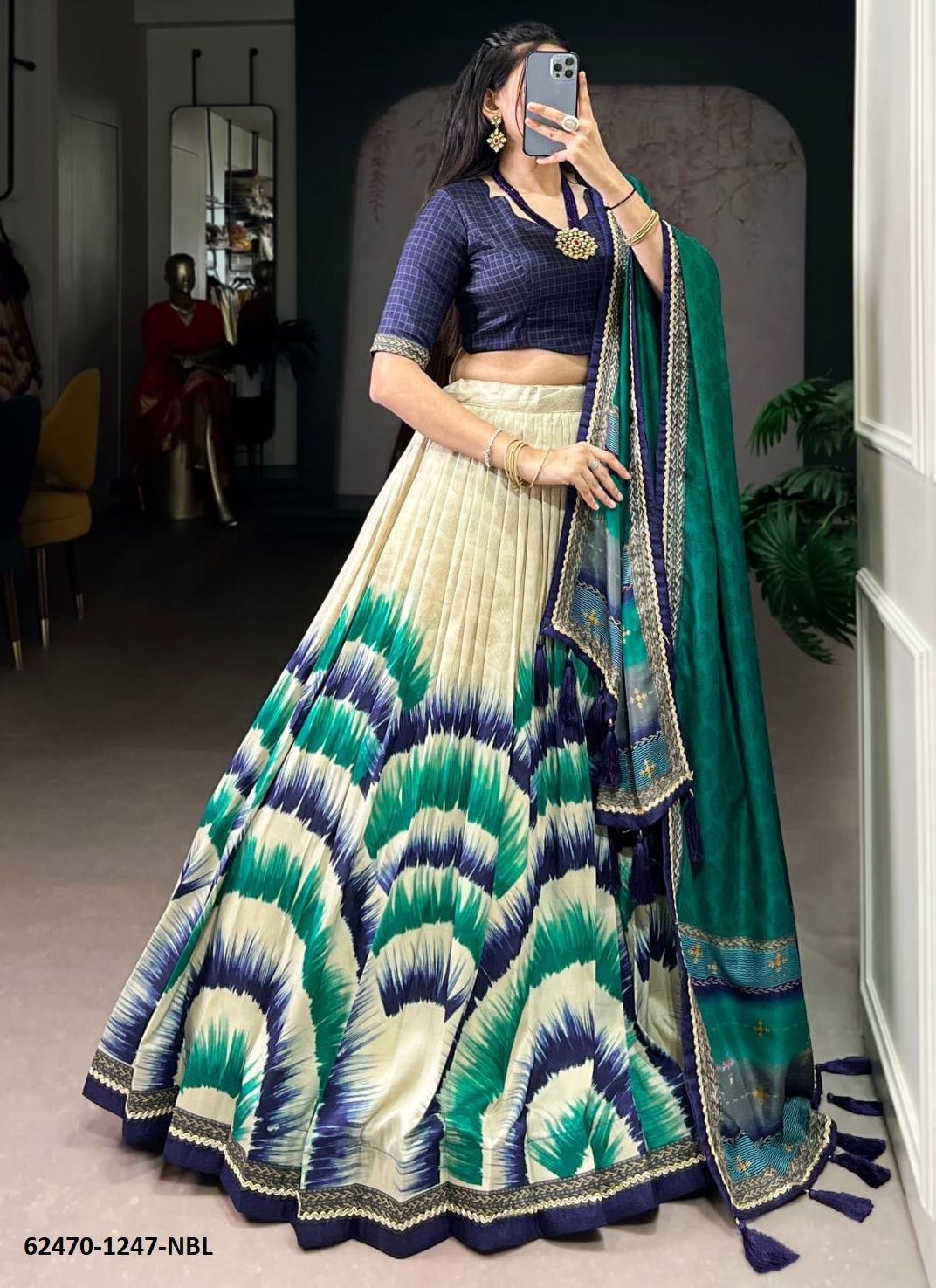 ANAHITHA - Catalog # 62470 (Set of 4 Semi-Stitched Lehengas) MADE IN INDIA BY Desi Muse ANAHITHA - Catalog # 62470 (Set of 4 Semi-Stitched Lehengas) MADE IN INDIA BY Desi Muse