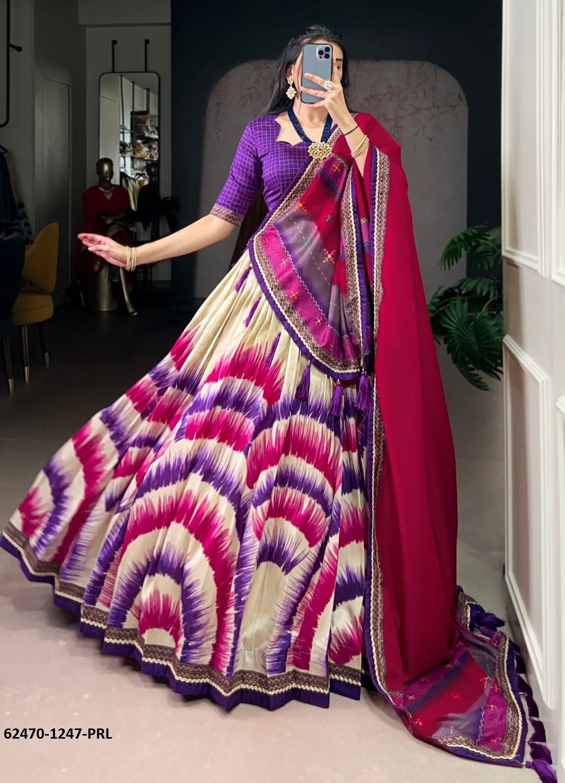 ANAHITHA - Catalog # 62470 (Set of 4 Semi-Stitched Lehengas) MADE IN INDIA BY Desi Muse ANAHITHA - Catalog # 62470 (Set of 4 Semi-Stitched Lehengas) MADE IN INDIA BY Desi Muse