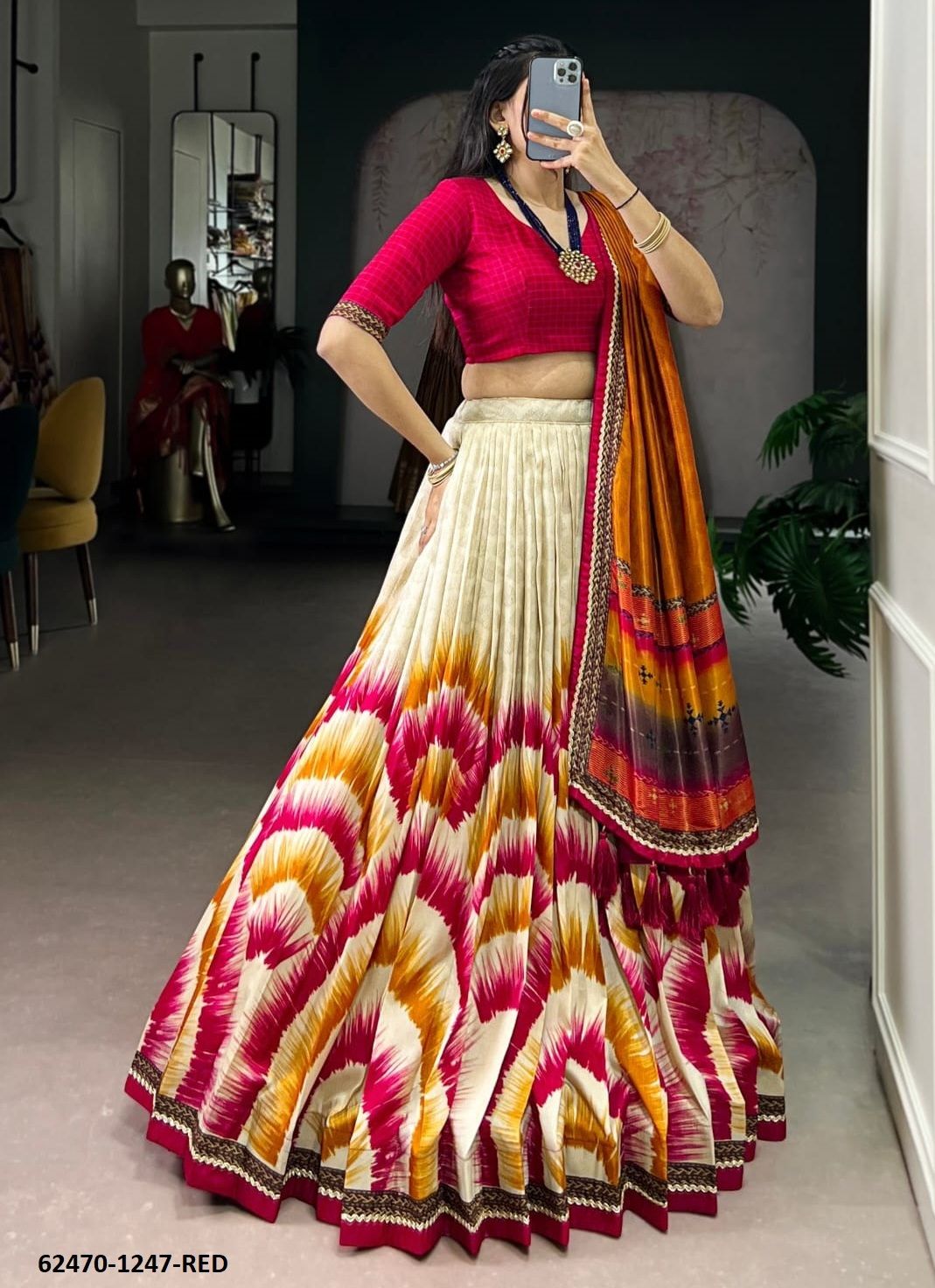 ANAHITHA - Catalog # 62470 (Set of 4 Semi-Stitched Lehengas) MADE IN INDIA BY Desi Muse ANAHITHA - Catalog # 62470 (Set of 4 Semi-Stitched Lehengas) MADE IN INDIA BY Desi Muse