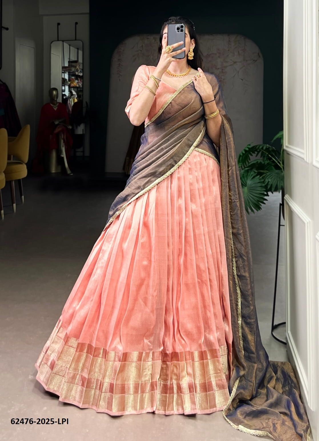 ASHWITHA - Catalog # 62476 (Set of 4 Semi-Stitched Lehengas) MADE IN INDIA BY Meheriya ASHWITHA - Catalog # 62476 (Set of 4 Semi-Stitched Lehengas) MADE IN INDIA BY Meheriya