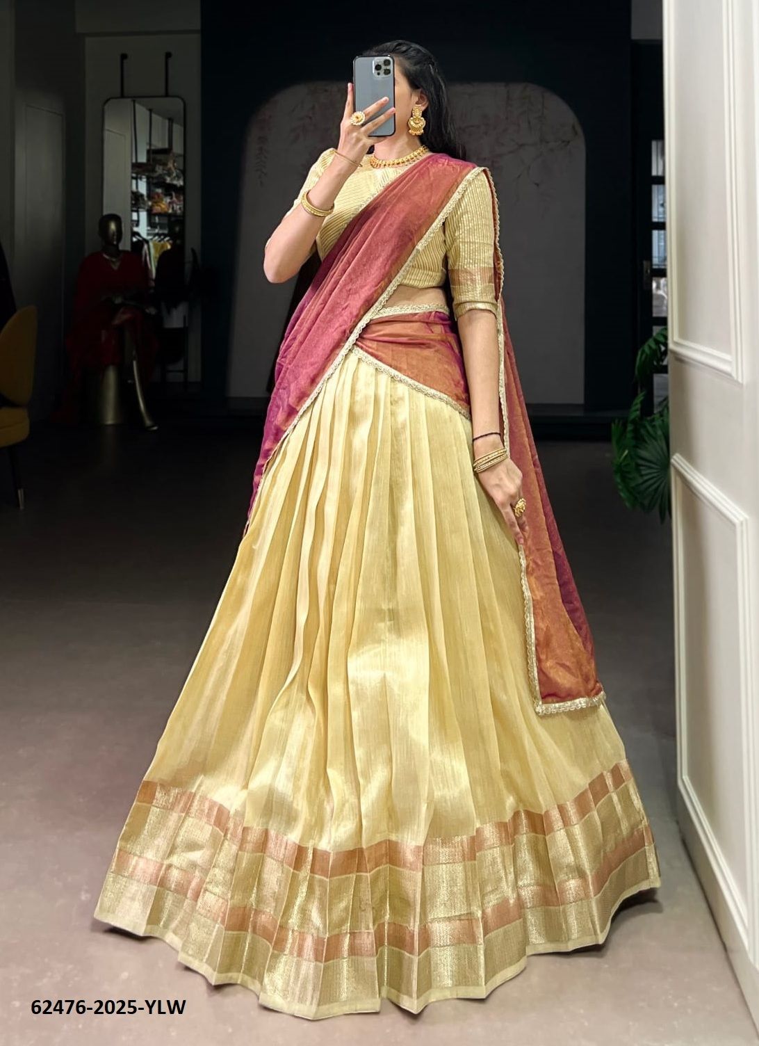 ASHWITHA - Catalog # 62476 (Set of 4 Semi-Stitched Lehengas) MADE IN INDIA BY Meheriya ASHWITHA - Catalog # 62476 (Set of 4 Semi-Stitched Lehengas) MADE IN INDIA BY Meheriya