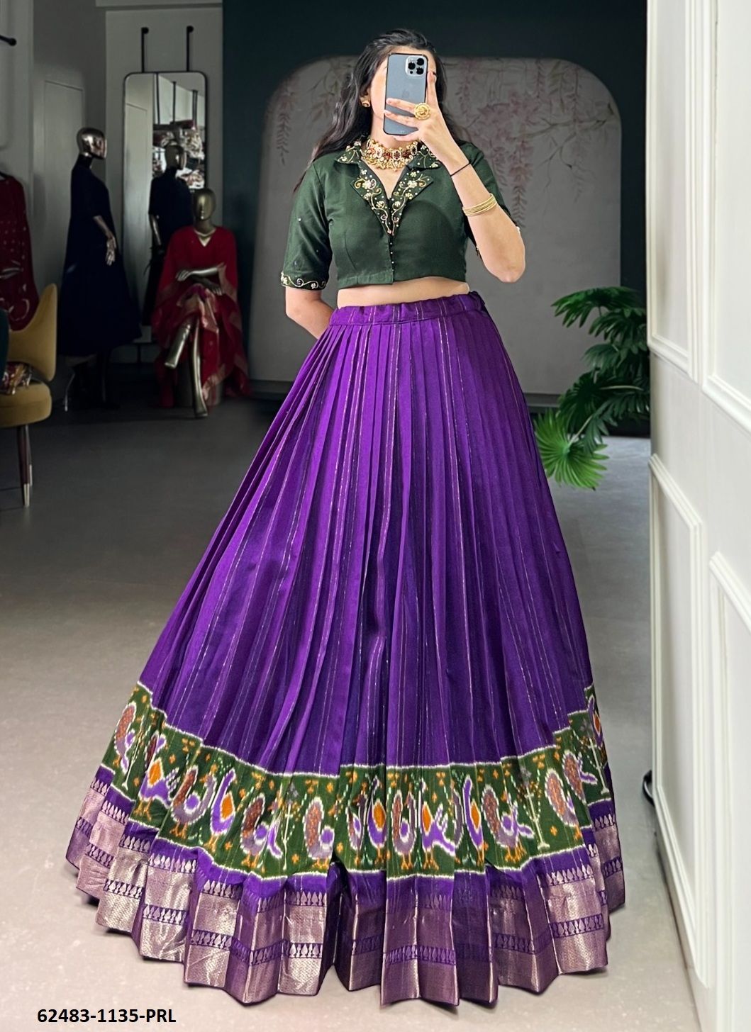 SERIES 11350 - Catalog # 62483 (Set of 4 Readymade Lehengas) by Aabharan SERIES 11350 - Catalog # 62483 (Set of 4 Readymade Lehengas) by Aabharan