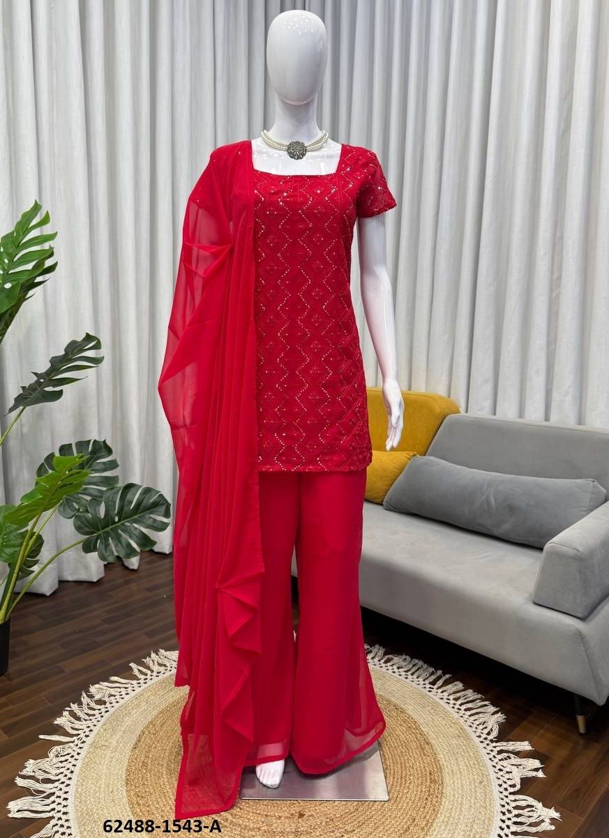 SERIES 1543 - Catalog # 62488 (Set of 3 Readymade Salwar Suits) by Serengeti SERIES 1543 - Catalog # 62488 (Set of 3 Readymade Salwar Suits) by Serengeti