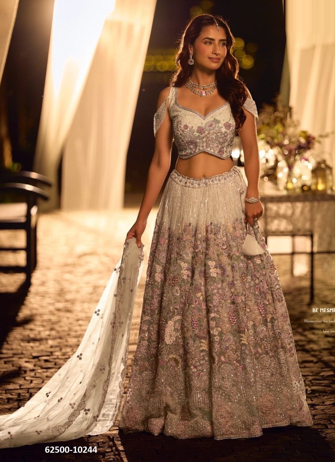 RIYAASAT - Catalog # 62500 (Set of 6 Readymade Lehengas) by Sayuri Designer