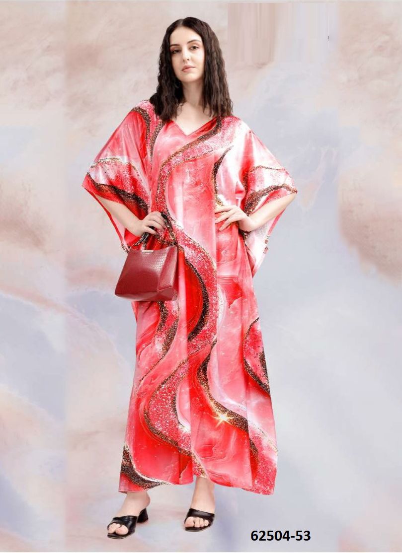 SATIN BREEZE 7 - Catalog # 62504 (Set of 8 Kaftans / Ponchos) by Serengeti SATIN BREEZE 7 - Catalog # 62504 (Set of 8 Kaftans / Ponchos) by Serengeti