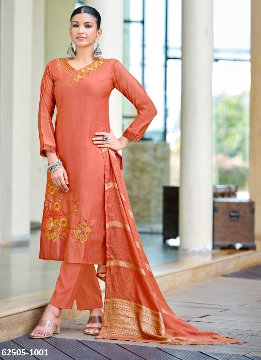 GEET - Catalog # 62505 (Set of 6 Readymade Salwar Suits) by Ossm GEET - Catalog # 62505 (Set of 6 Readymade Salwar Suits) by Ossm