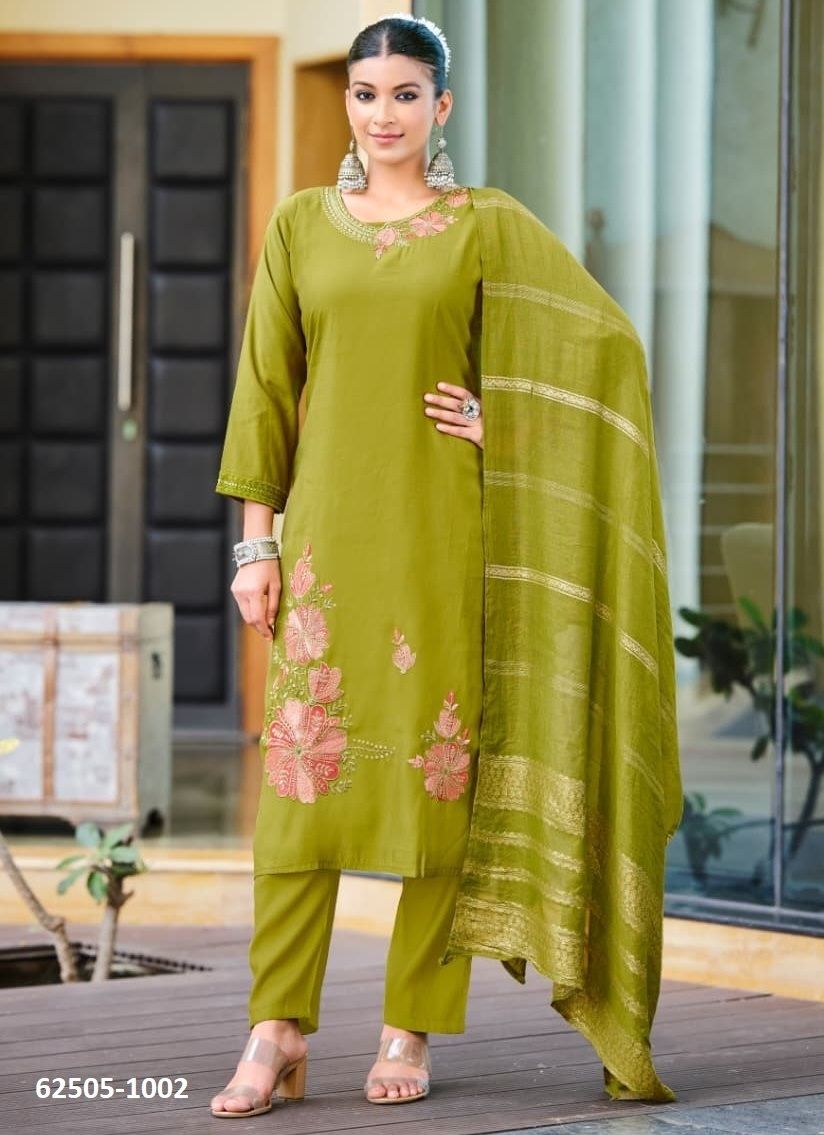 GEET - Catalog # 62505 (Set of 6 Readymade Salwar Suits) by Ossm GEET - Catalog # 62505 (Set of 6 Readymade Salwar Suits) by Ossm