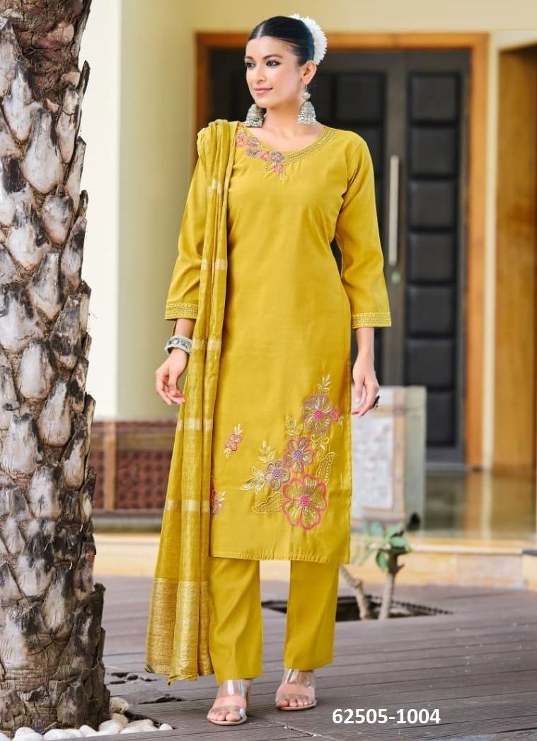 GEET - Catalog # 62505 (Set of 6 Readymade Salwar Suits) by Ossm GEET - Catalog # 62505 (Set of 6 Readymade Salwar Suits) by Ossm