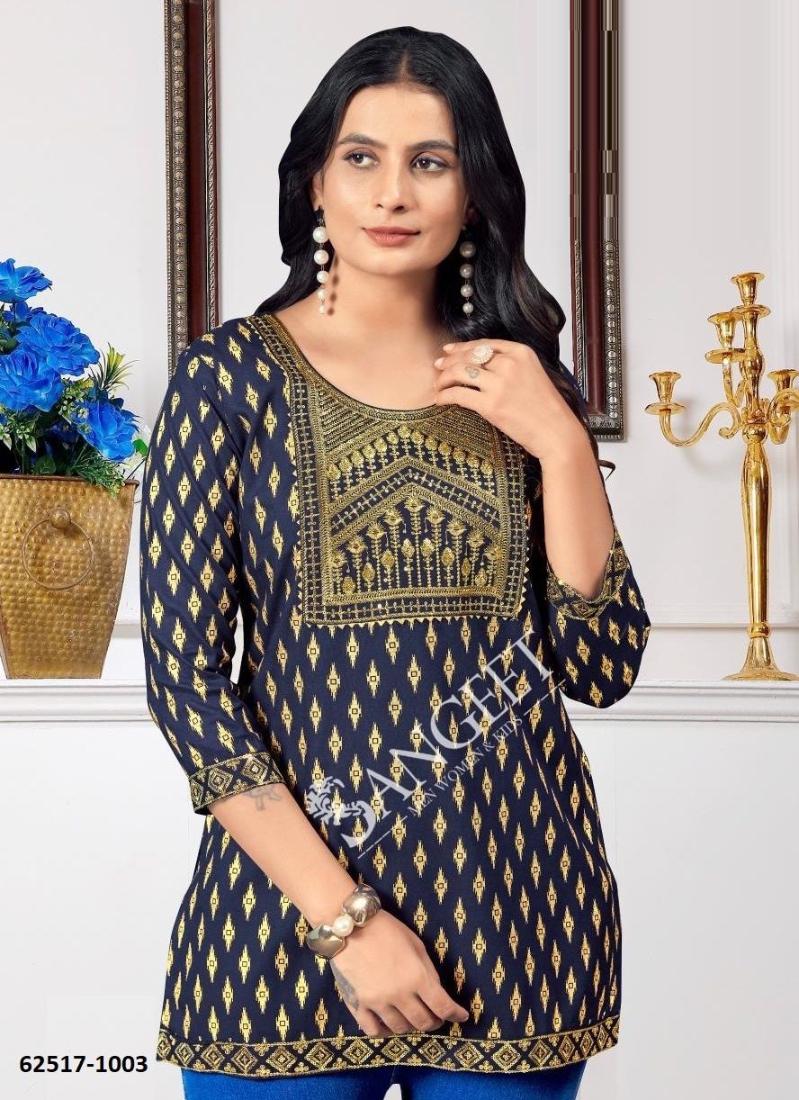 VAMIKA 2 - Catalog # 62517 (Set of 8 Readymade Women's Kurtis / Tops) by Sangeet VAMIKA 2 - Catalog # 62517 (Set of 8 Readymade Women's Kurtis / Tops) by Sangeet