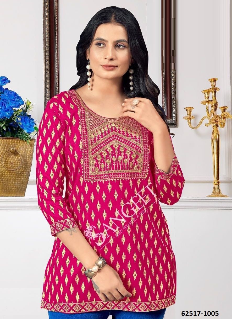 VAMIKA 2 - Catalog # 62517 (Set of 8 Readymade Women's Kurtis / Tops) by Sangeet VAMIKA 2 - Catalog # 62517 (Set of 8 Readymade Women's Kurtis / Tops) by Sangeet