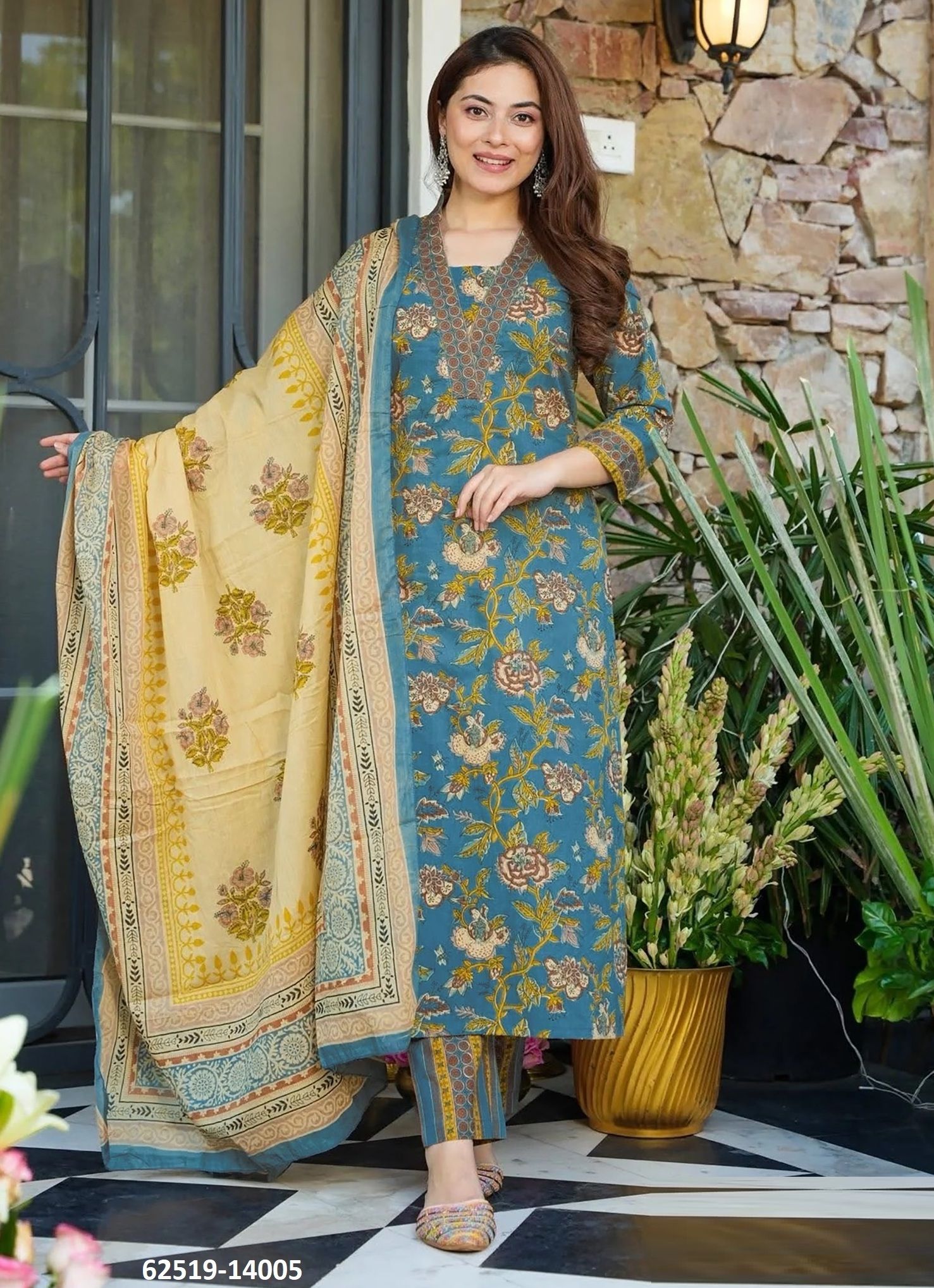 CLORA 14 - Catalog # 62519 (Set of 7 Readymade Salwar Suits) by Serengeti CLORA 14 - Catalog # 62519 (Set of 7 Readymade Salwar Suits) by Serengeti