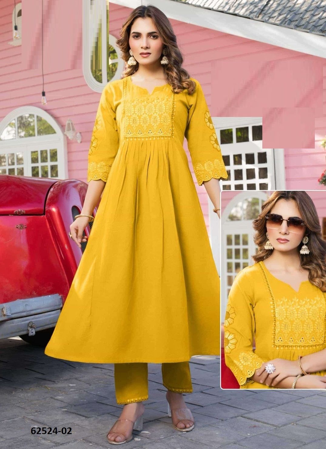 LIMBUDI - Catalog # 62524 (Set of 4 Tops With Bottoms) by Kaya Ahmedabad