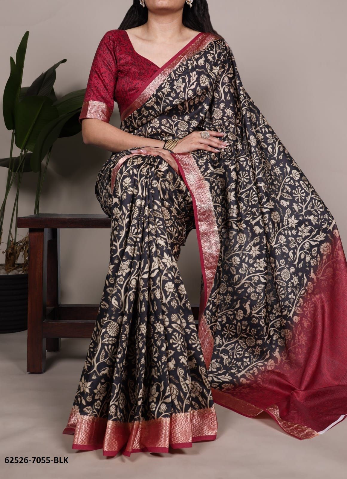 TUSSER SILK SERIES 7055 - Catalog # 62526 (Set of 4 Sarees) by Aabharan TUSSER SILK SERIES 7055 - Catalog # 62526 (Set of 4 Sarees) by Aabharan