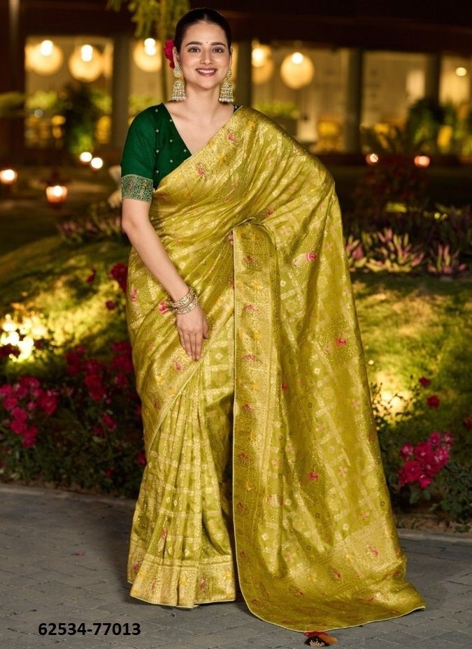 DOLENZA 3 - Catalog # 62534 (Set of 5 Sarees) by S-Ethnic Lifestyle