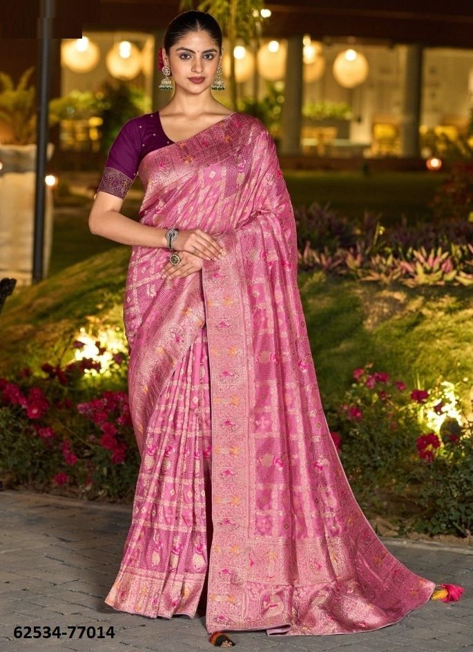 DOLENZA 3 - Catalog # 62534 (Set of 5 Sarees) by S-Ethnic Lifestyle