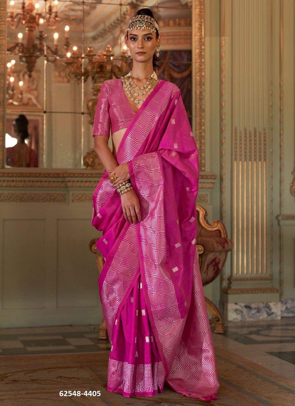 ADBHUT - Catalog # 62548 (Set of 6 Sarees) by Kreshva ADBHUT - Catalog # 62548 (Set of 6 Sarees) by Kreshva