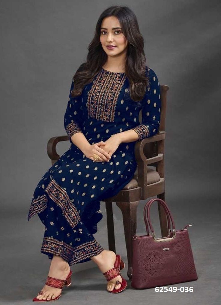 CO-ORD SET SERIES 34-39 - Catalog # 62549 (Set of 6 Tops With Bottoms) by Meheriya CO-ORD SET SERIES 34-39 - Catalog # 62549 (Set of 6 Tops With Bottoms) by Meheriya