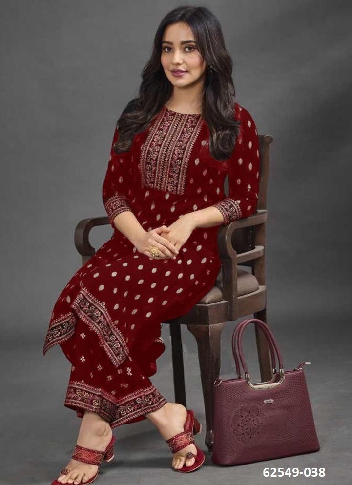 CO-ORD SET SERIES 34-39 - Catalog # 62549 (Set of 6 Tops With Bottoms) by Meheriya CO-ORD SET SERIES 34-39 - Catalog # 62549 (Set of 6 Tops With Bottoms) by Meheriya