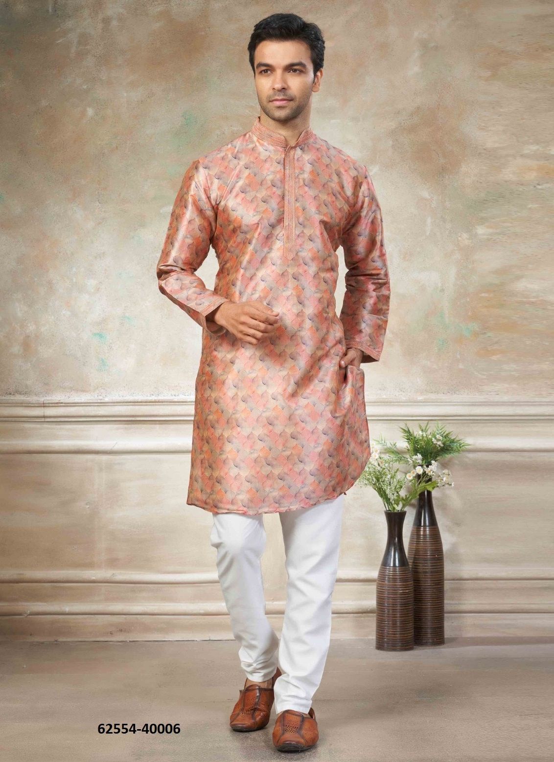 VOLUME 40 - Catalog # 62554 (Set of 8 Men's Ethnic Wear) by Meheriya