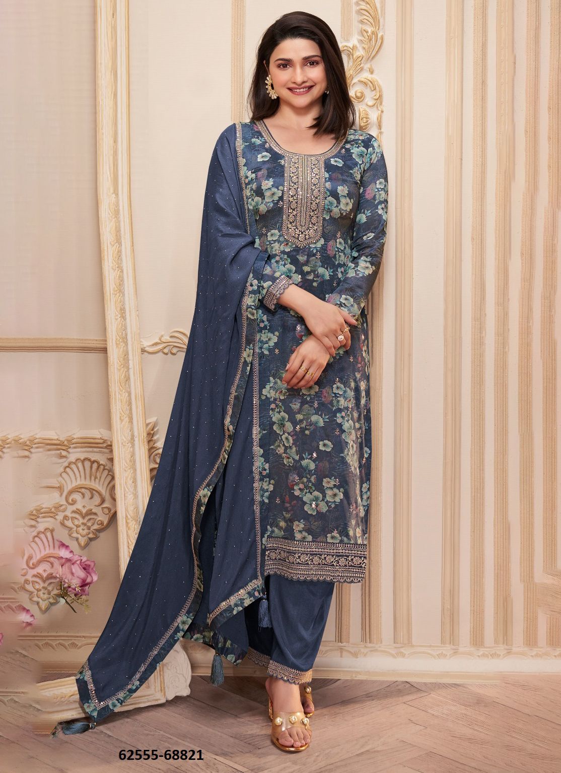 PAHAL HIT LIST - Catalog # 62555 (Set of 5 Semi-Stitched / Un-Stitched Suits) by Vinay Fashion LLP PAHAL HIT LIST - Catalog # 62555 (Set of 5 Semi-Stitched / Un-Stitched Suits) by Vinay Fashion LLP